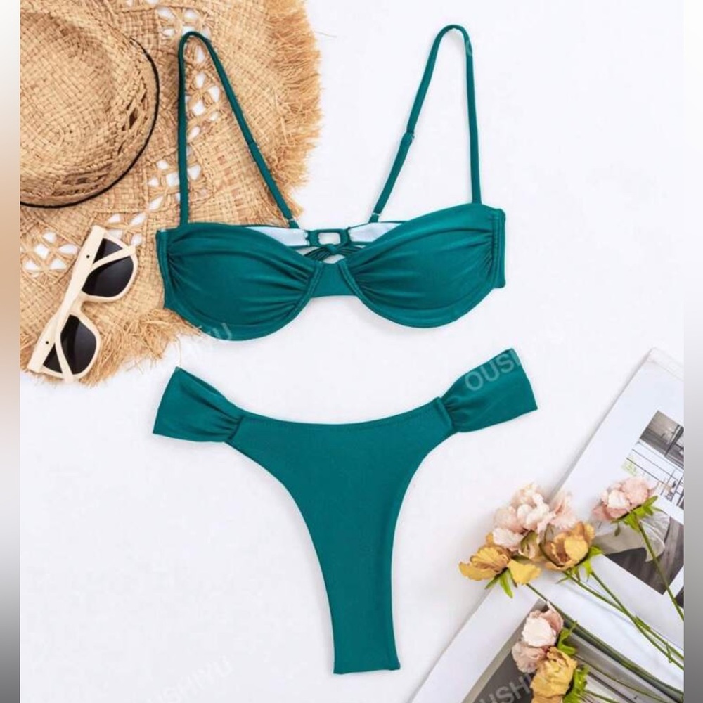 Teal Bikini Set Size Medium